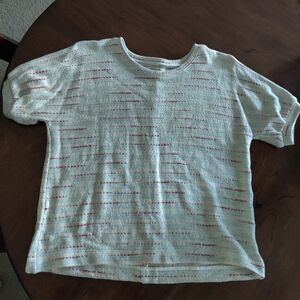 Cream and Red Short Sleeve Tees Casual Collection